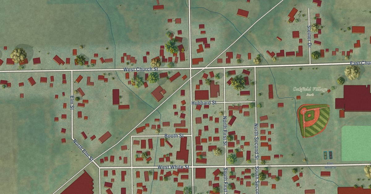 Map of Oakfield, Wisconsin in 2026