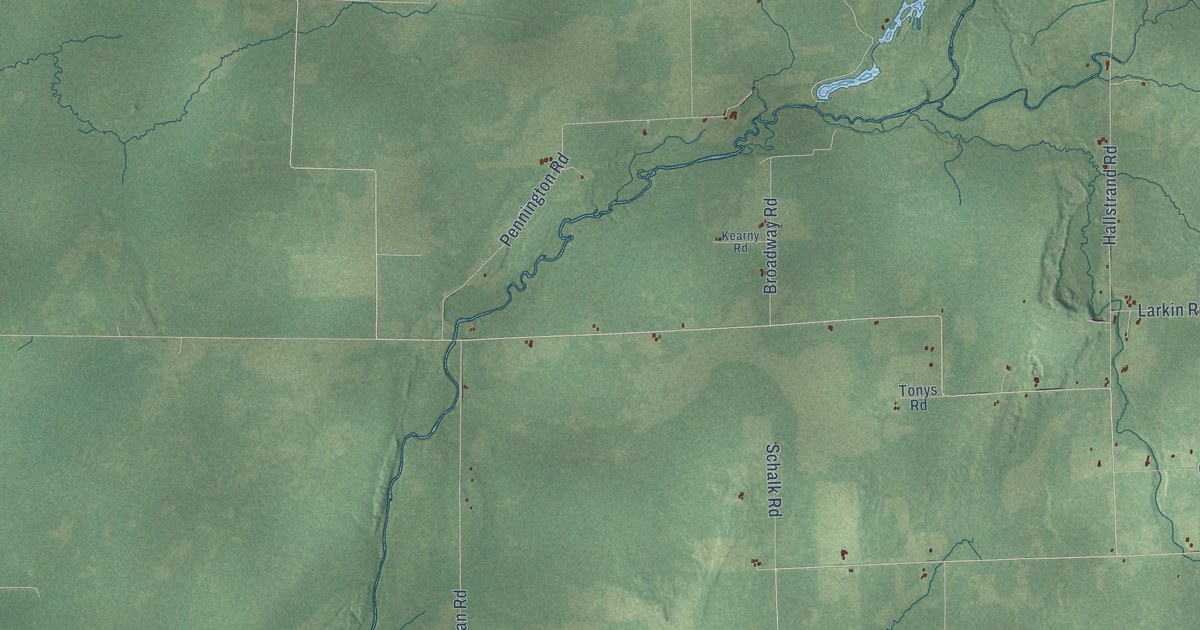 Map of Ogema, Wisconsin in 2026