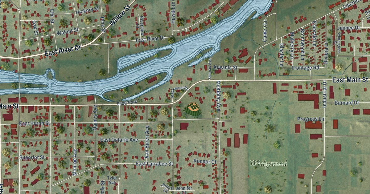 Map of Omro, Wisconsin in 2026