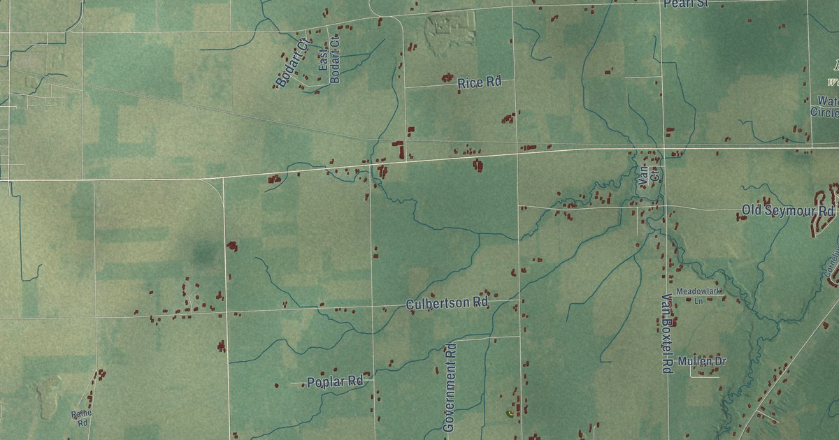 Map of Oneida, Wisconsin in 2026
