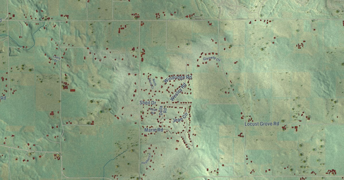 Map of the Town of Oregon, Wisconsin in 2026