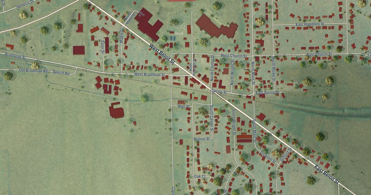 Map of Orfordville, Wisconsin in 2026