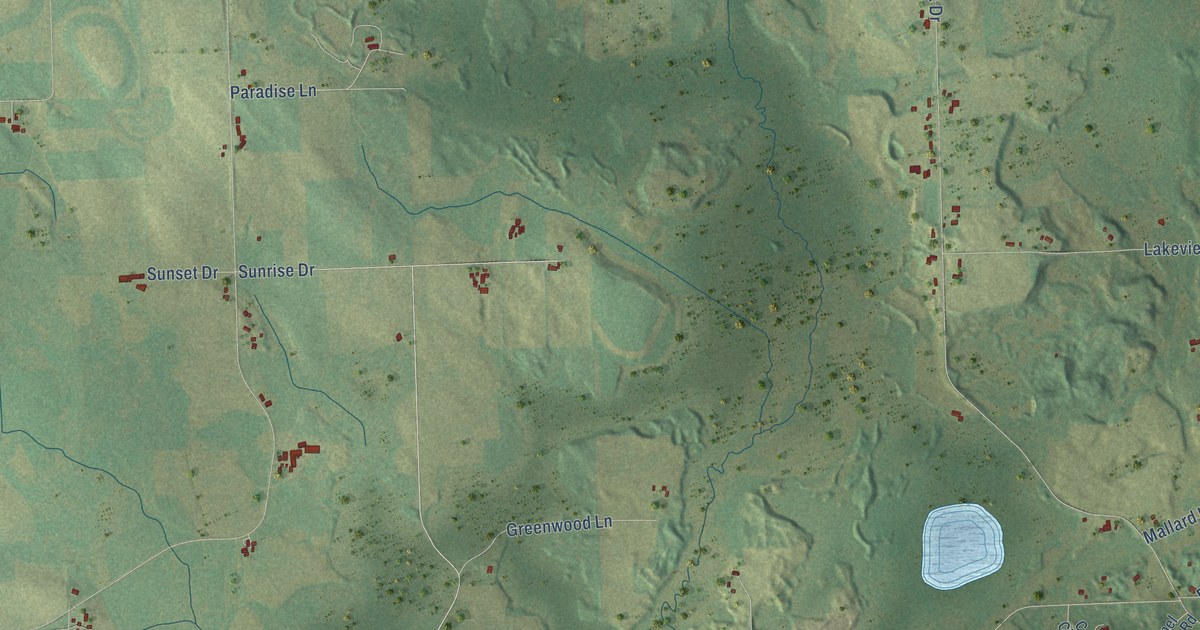 Map of the Town of Osceola, Fond du Lac County, Wisconsin in 2026