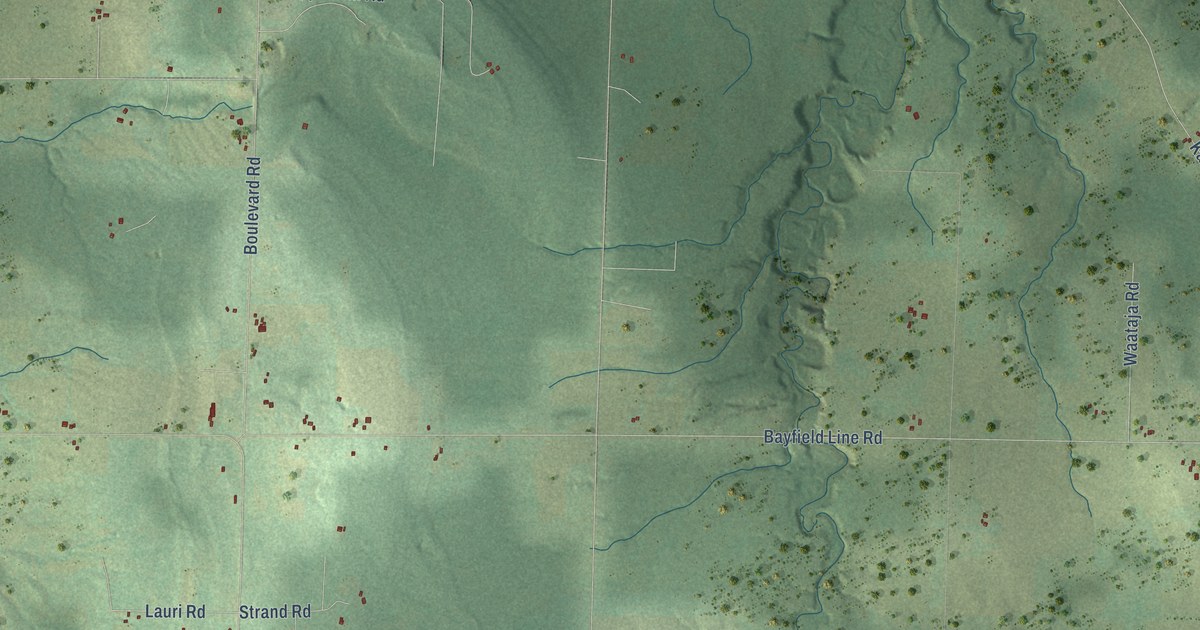 Map of Oulu, Wisconsin in 2026