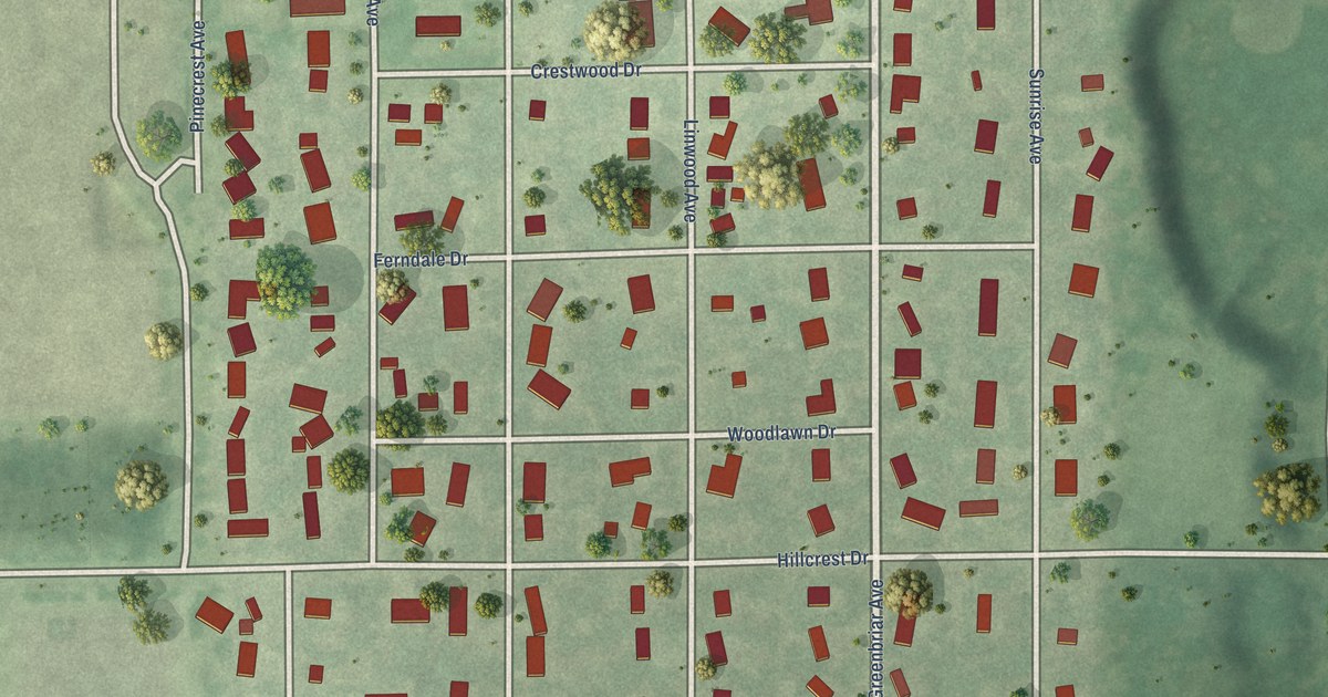 Map of Park Ridge, Wisconsin in 2026