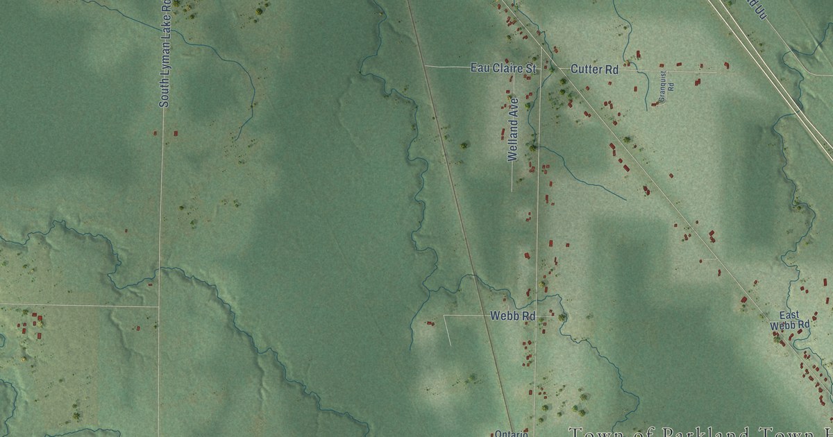 Map of Parkland, Wisconsin in 2026