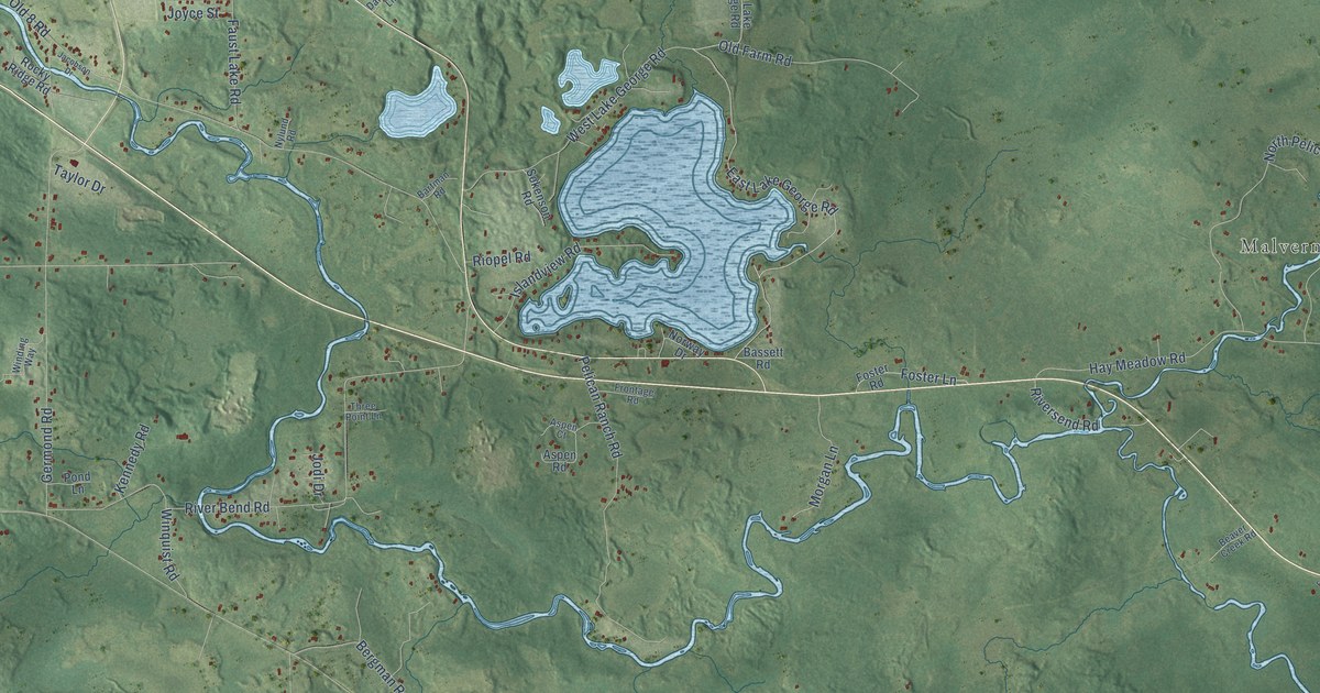 Map of Pelican, Wisconsin in 2026