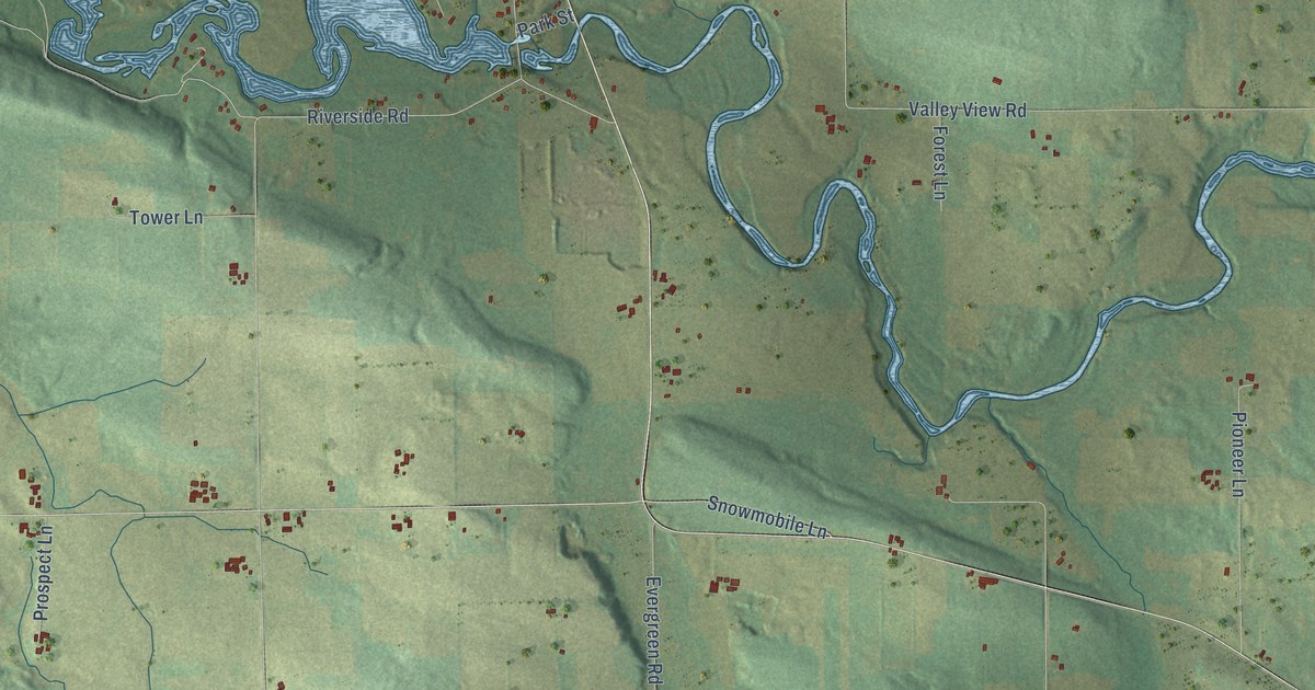 Map of Pella, Wisconsin in 2026