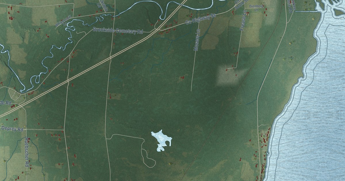 Map of Pensaukee, Wisconsin in 2026