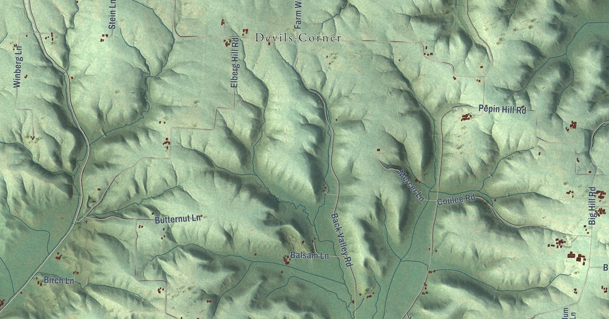 Map of the Town of Pepin, Wisconsin in 2026
