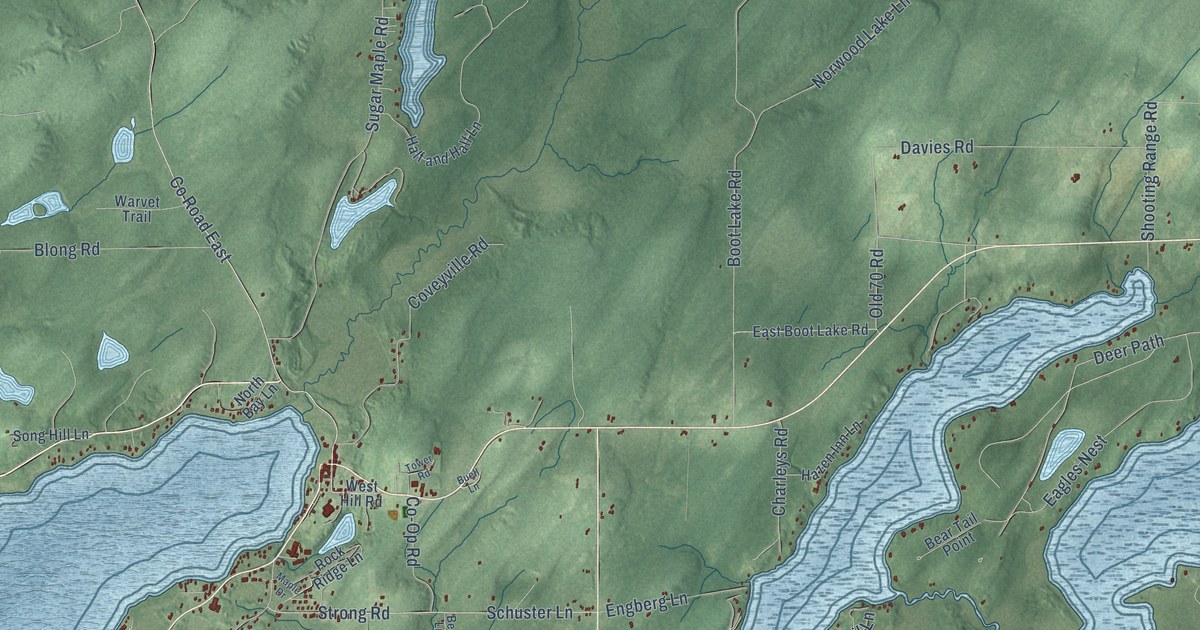 Map of Phelps, Wisconsin in 2026