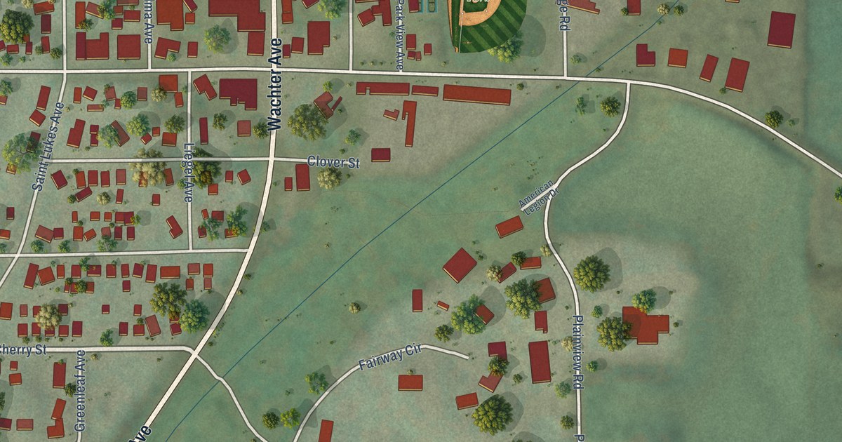 Map of Plain, Wisconsin in 2026