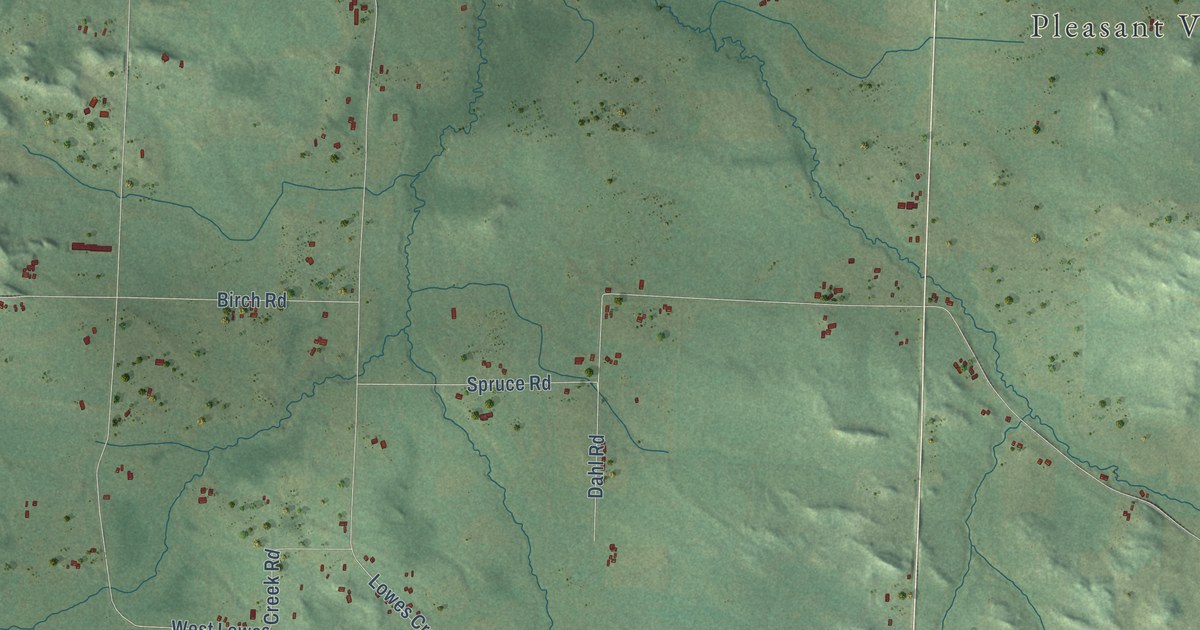Map of Pleasant Valley, Eau Claire County, Wisconsin in 2026