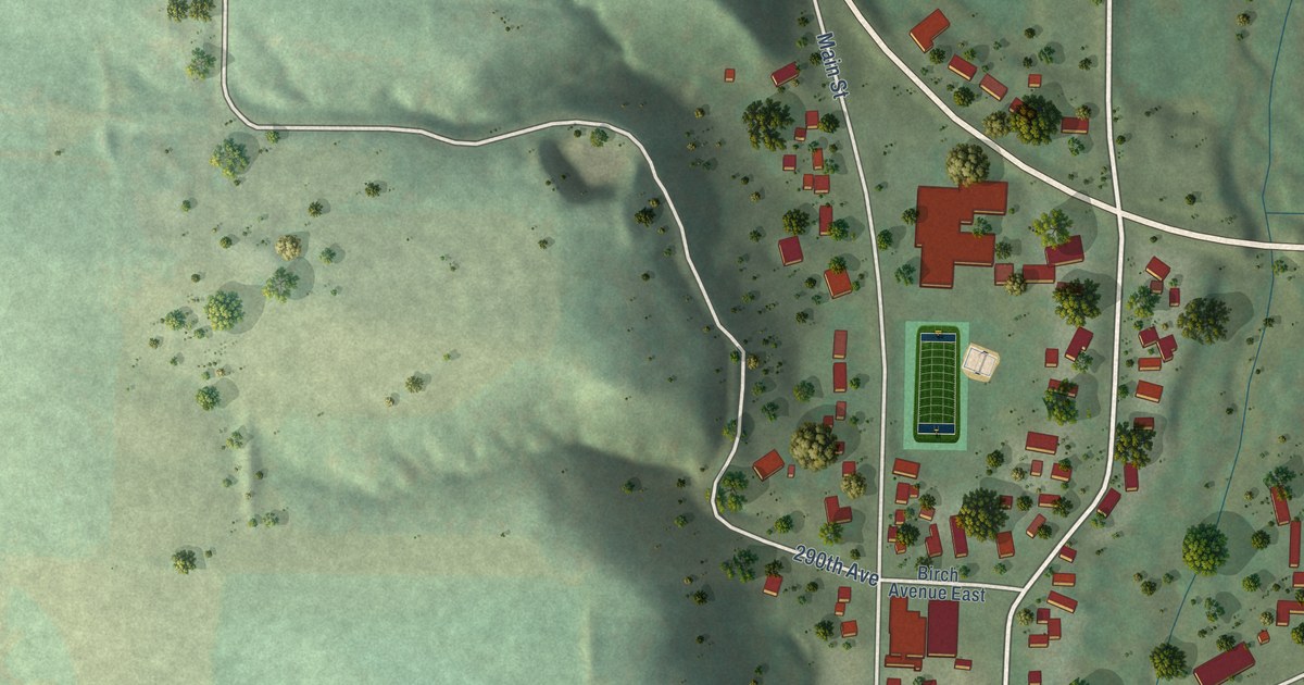 Map of Plum City, Wisconsin in 2026