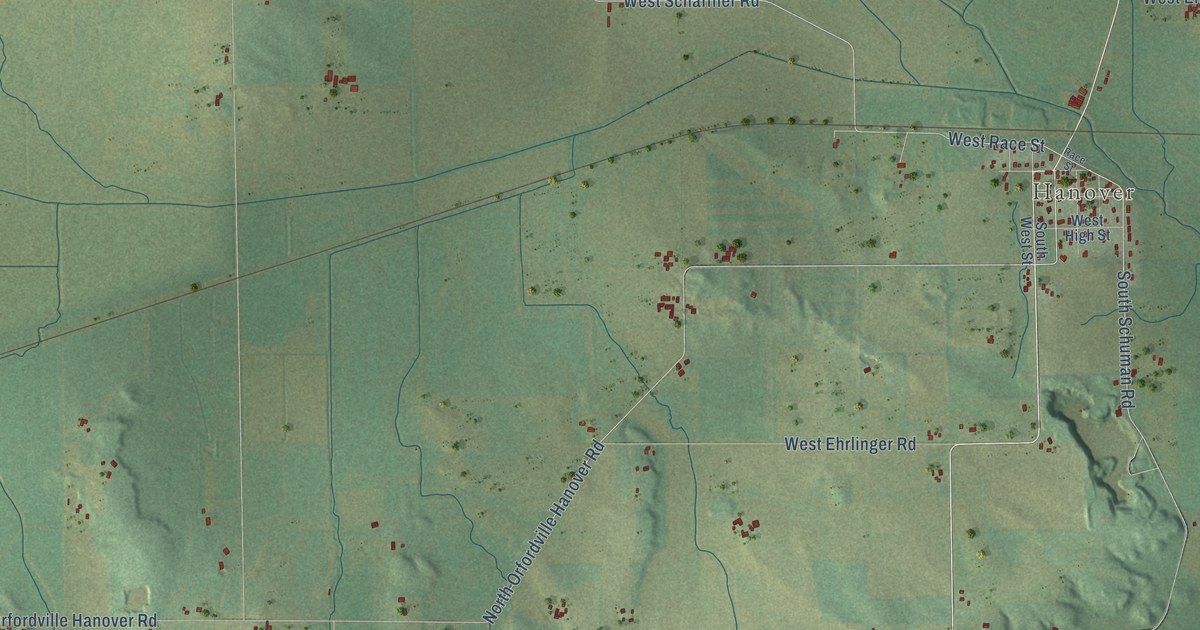 Map of the Town of Plymouth, Rock County, Wisconsin in 2026
