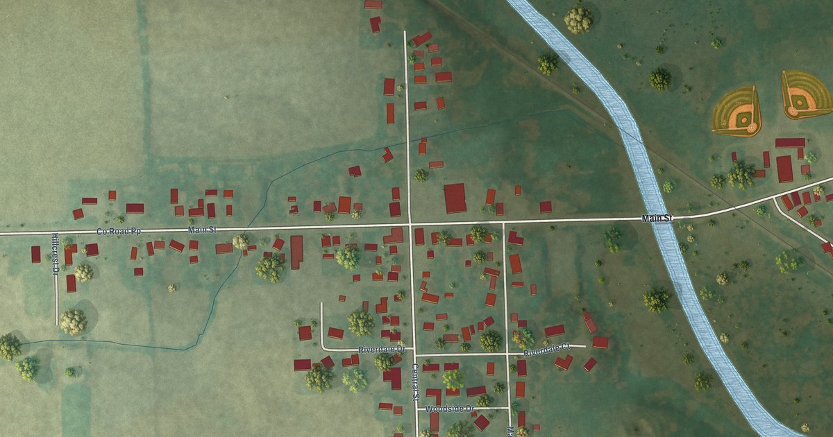 Map of Potter, Wisconsin in 2026