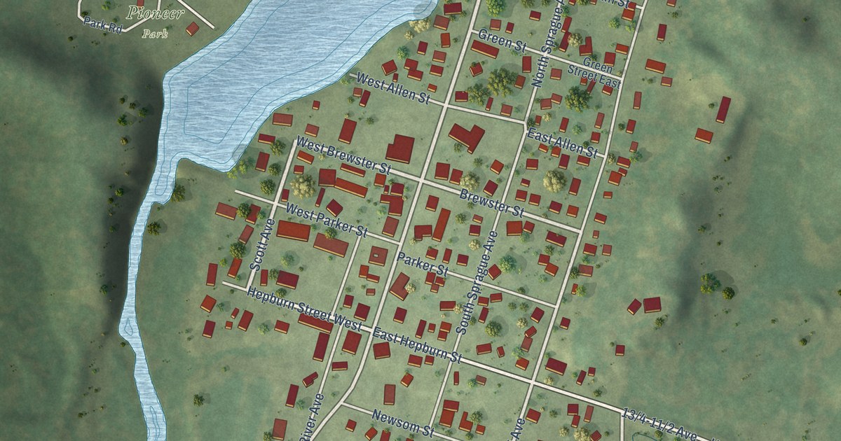Map of Prairie Farm, Wisconsin in 2026