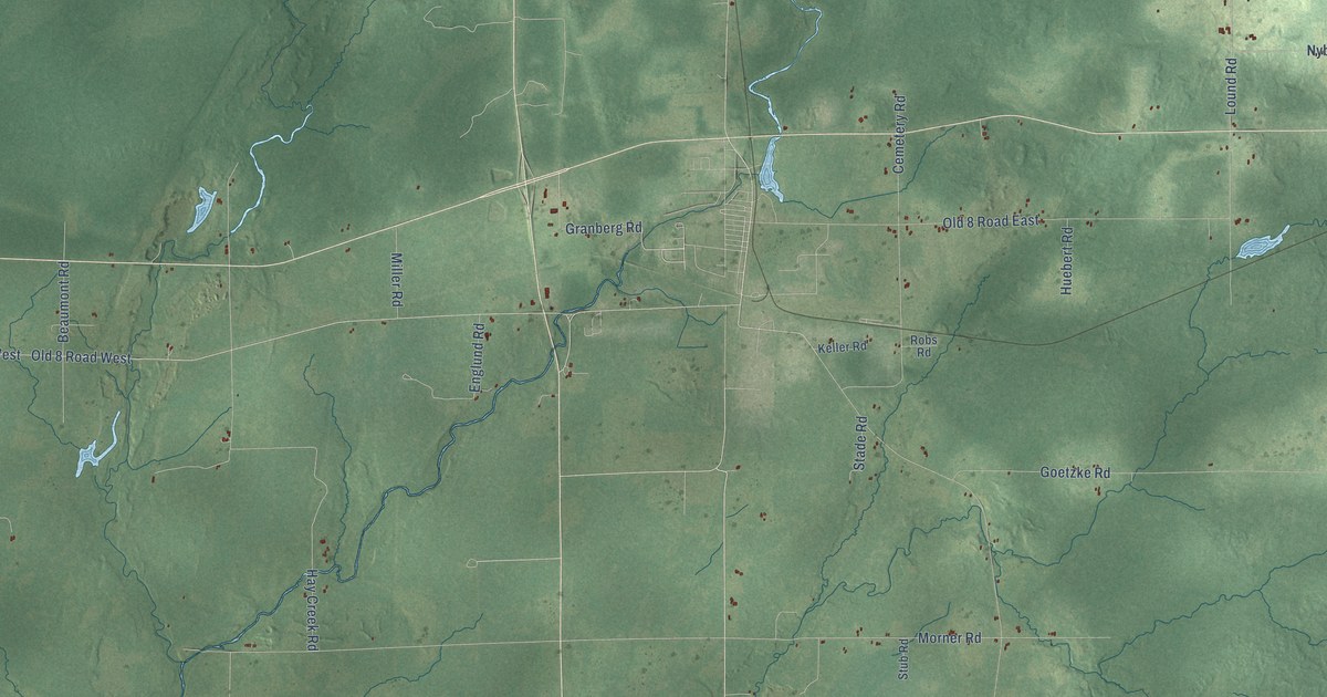 Map of the Town of Prentice, Wisconsin in 2026