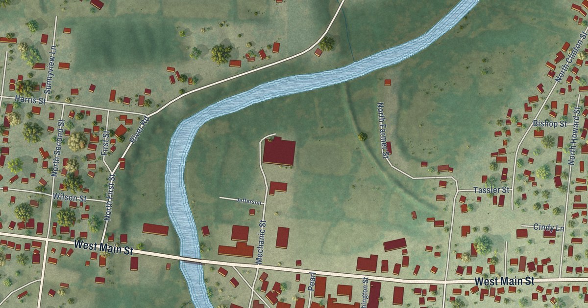 Map of Princeton, Wisconsin in 2026