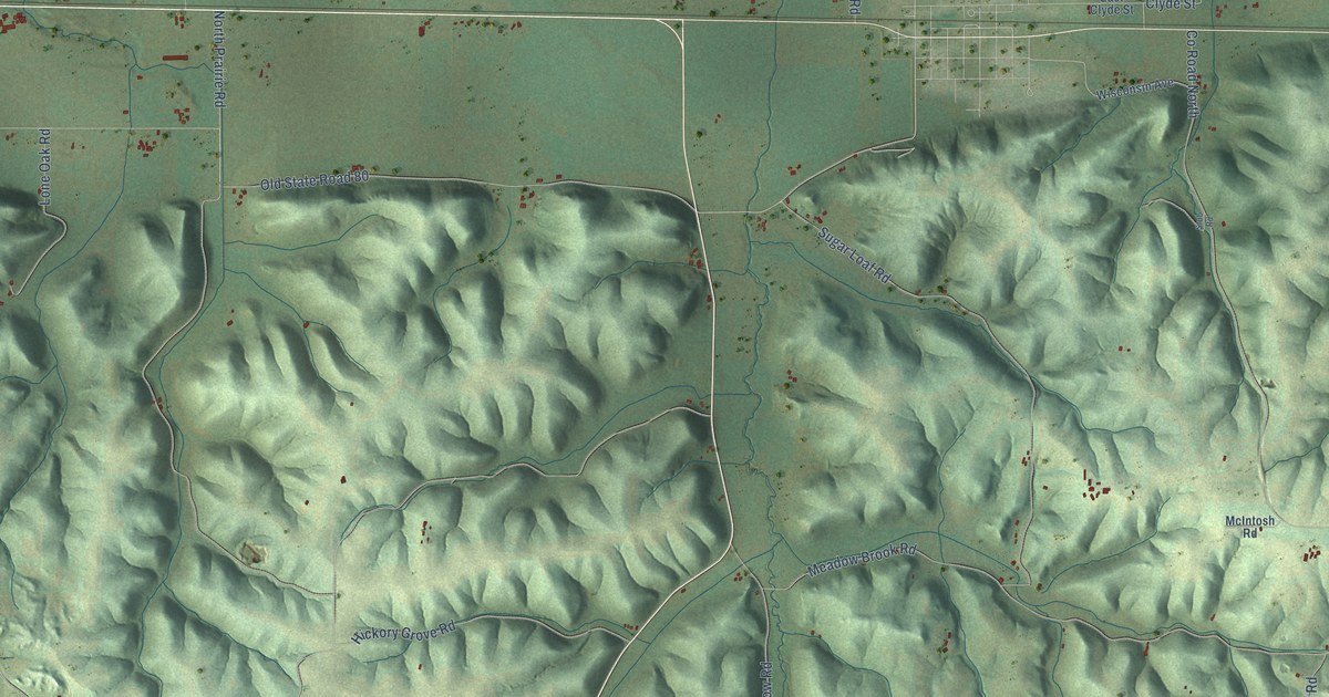 Map of Pulaski, Iowa County, Wisconsin in 2026