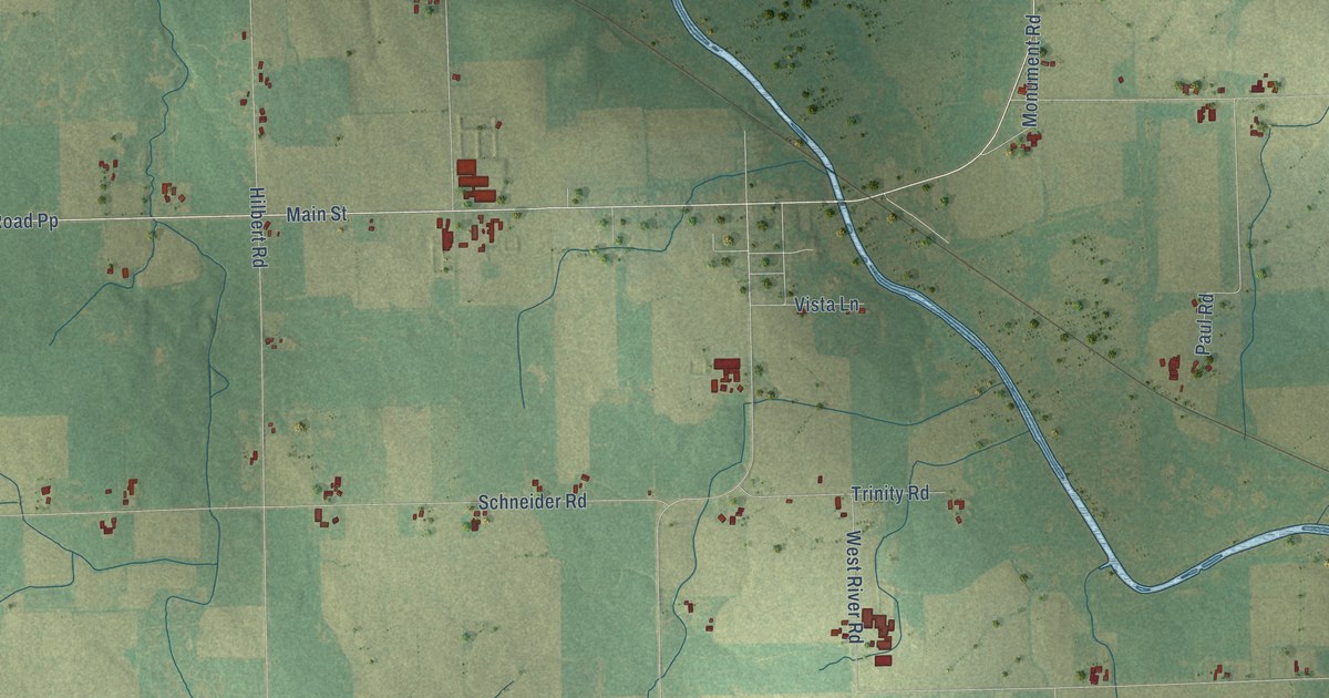 Map of Rantoul, Wisconsin in 2026