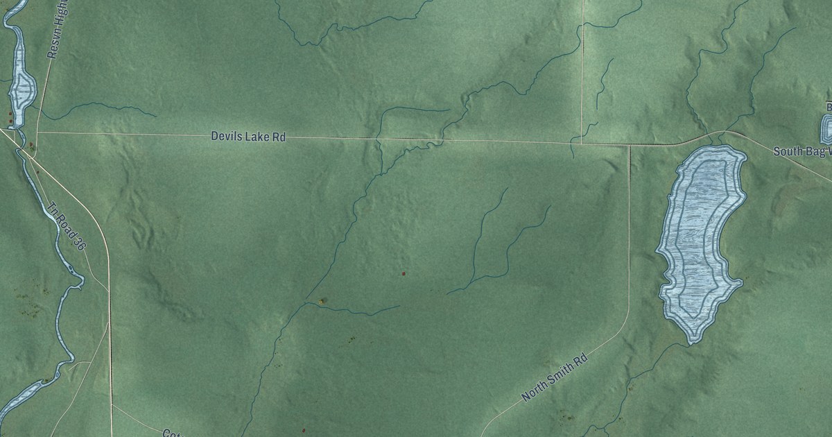 Detailed Map of Reserve, Wisconsin