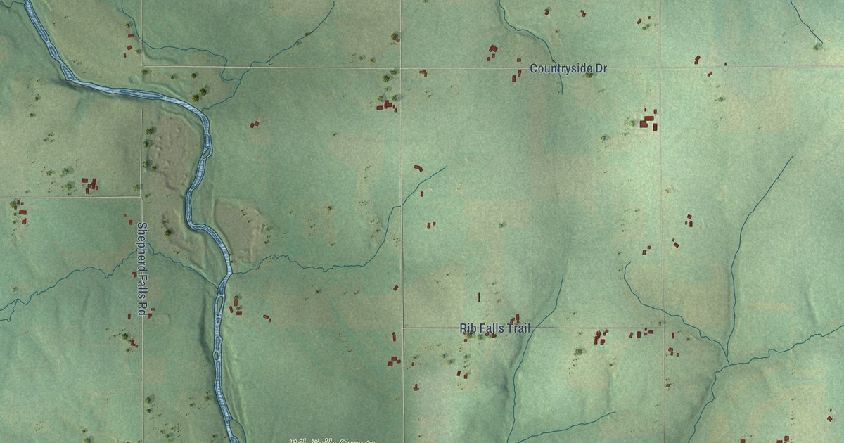Map of Rib Falls, Wisconsin in 2026