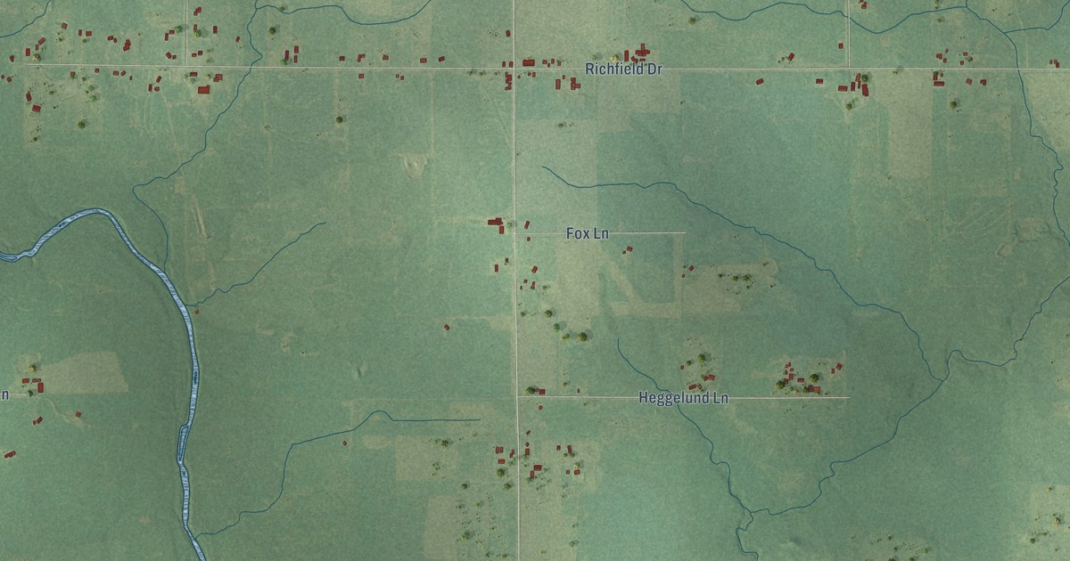Map of Richfield, Wood County, Wisconsin in 2026