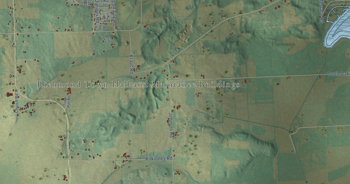 Map of Richmond, Walworth County, Wisconsin in 2026