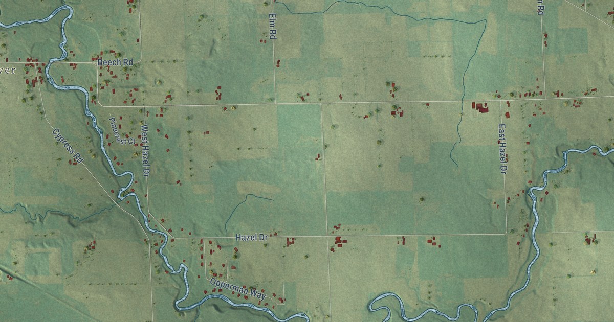 Map of Richmond, Shawano County, Wisconsin in 2026