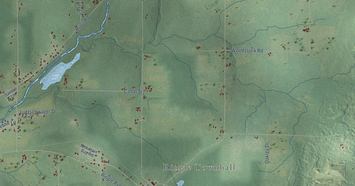 Map of Ringle, Wisconsin in 2026