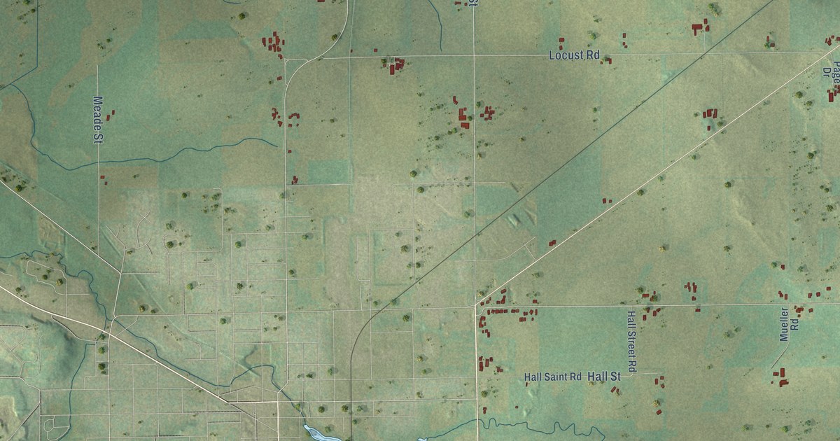 Map of the Town of Ripon, Wisconsin in 2026
