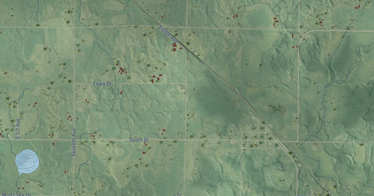 Map of Roosevelt, Taylor County, Wisconsin in 2026