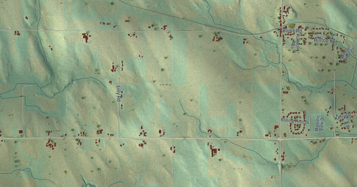 Map of Rubicon, Wisconsin in 2026