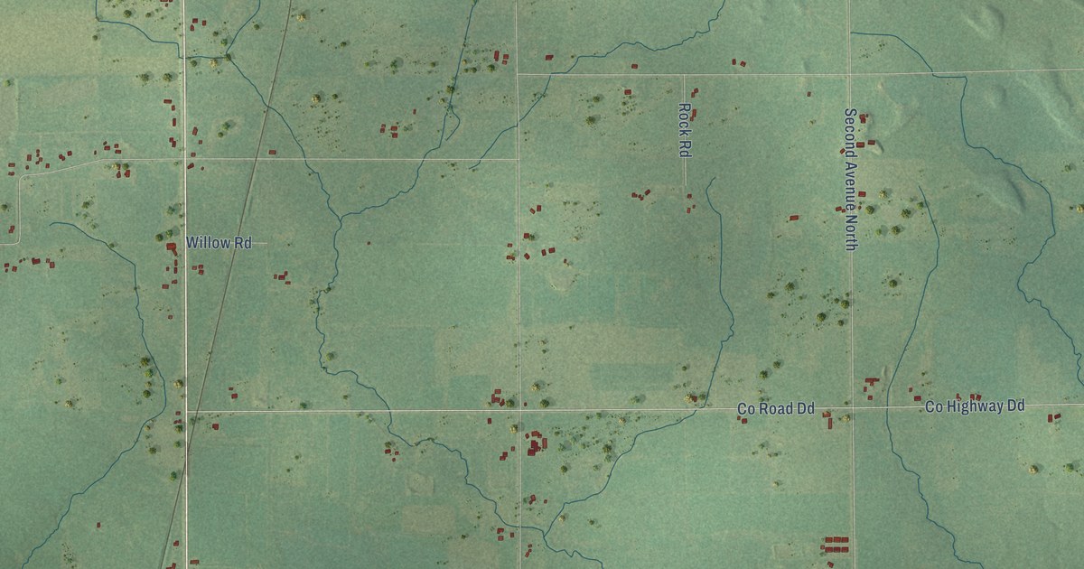 Map of the Town of Rudolph, Wisconsin in 2026