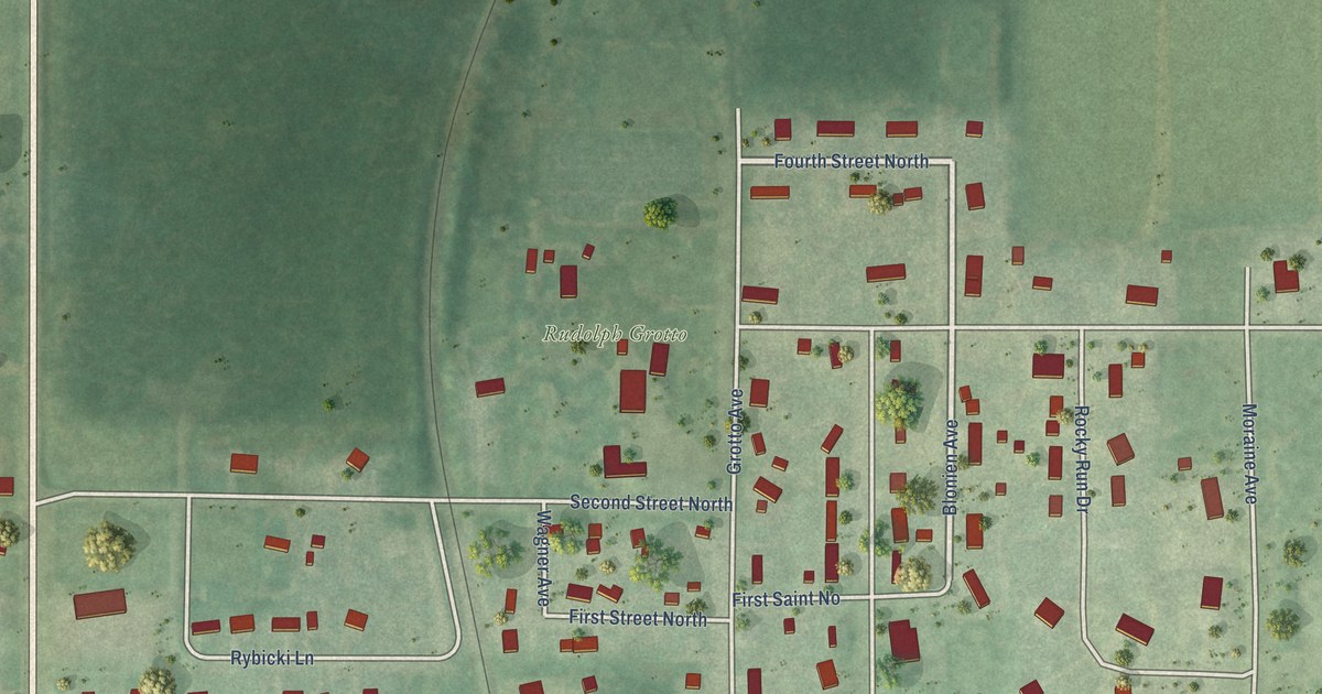 Map of Rudolph, Wisconsin in 2026