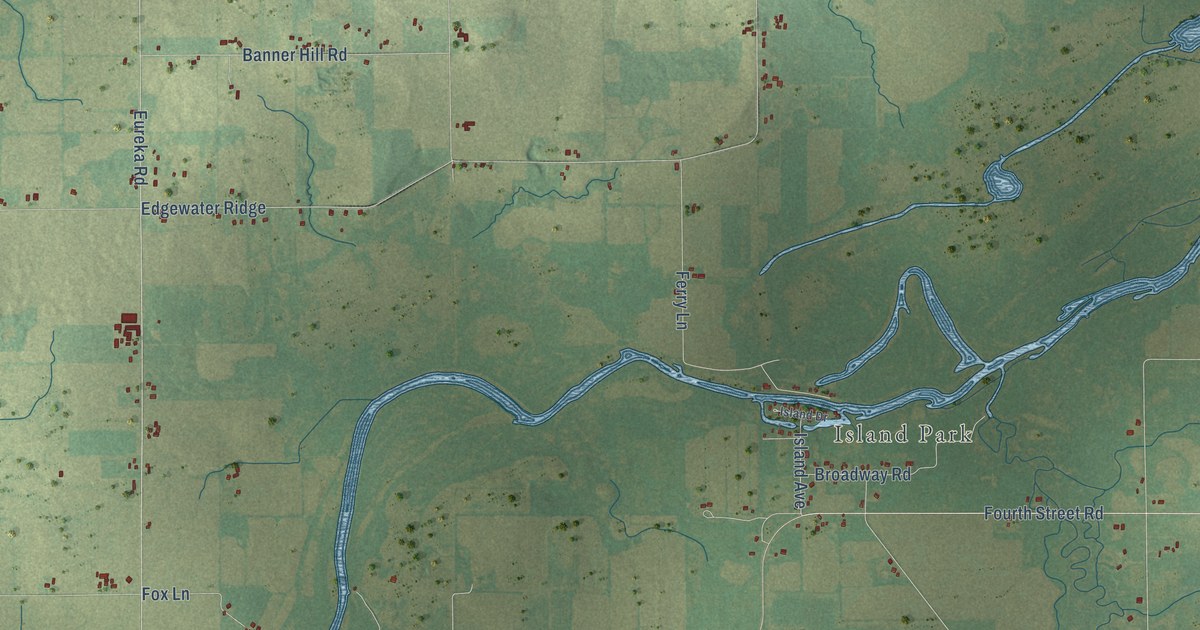 Map of Rushford, Wisconsin in 2026