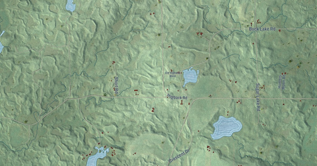 Map of Rusk, Rusk County, Wisconsin in 2026