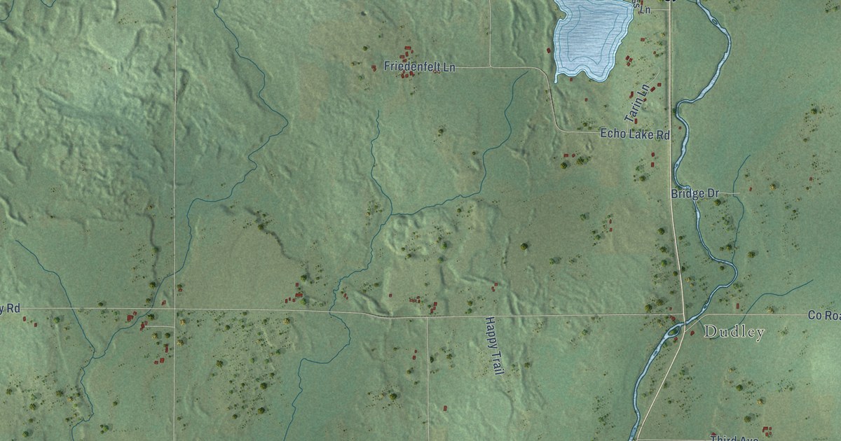 Map of Russell, Lincoln County, Wisconsin in 2026