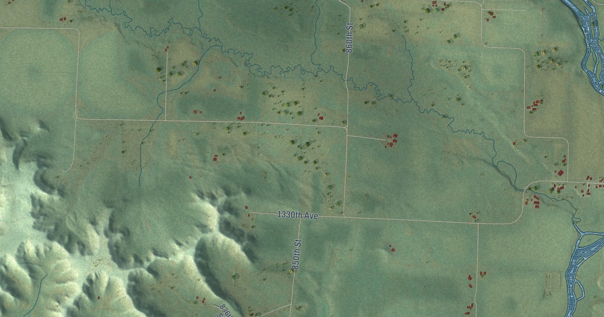 Map of Sand Creek, Wisconsin in 2026