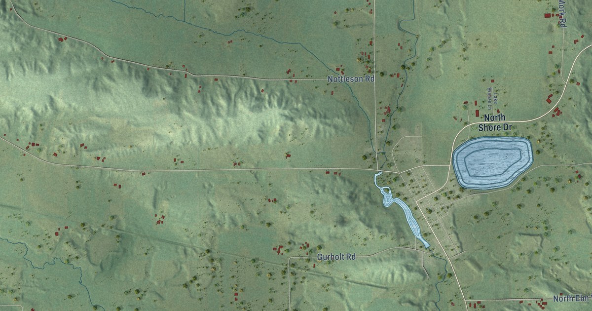 Map of the Town of Scandinavia, Wisconsin in 2026