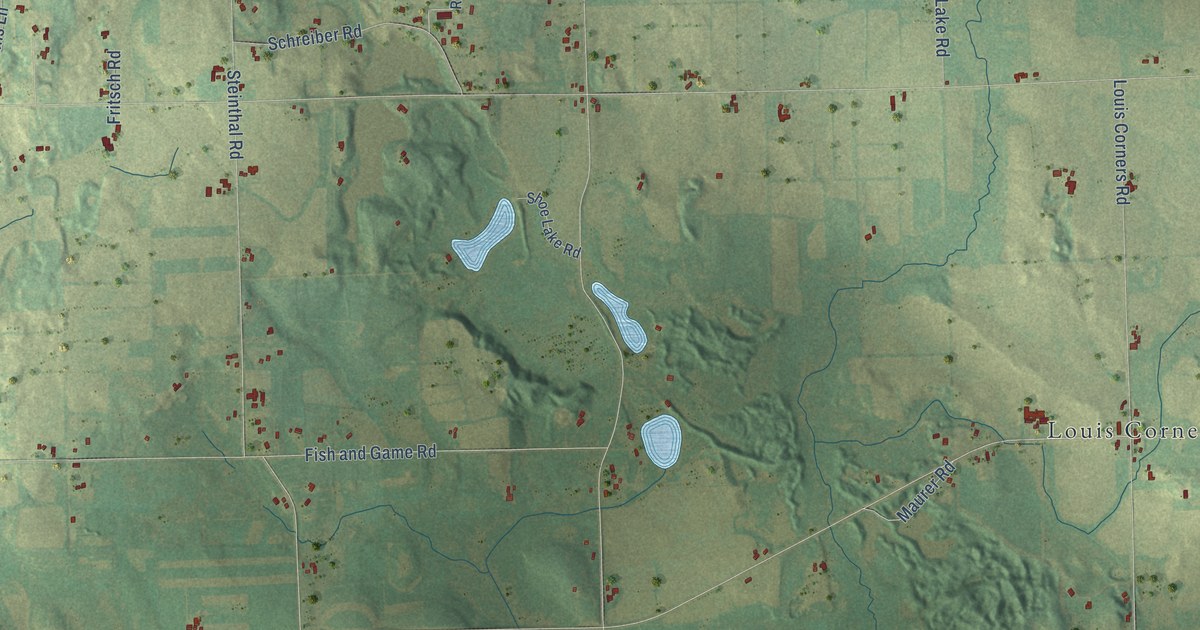 Map of Schleswig, Wisconsin in 2026