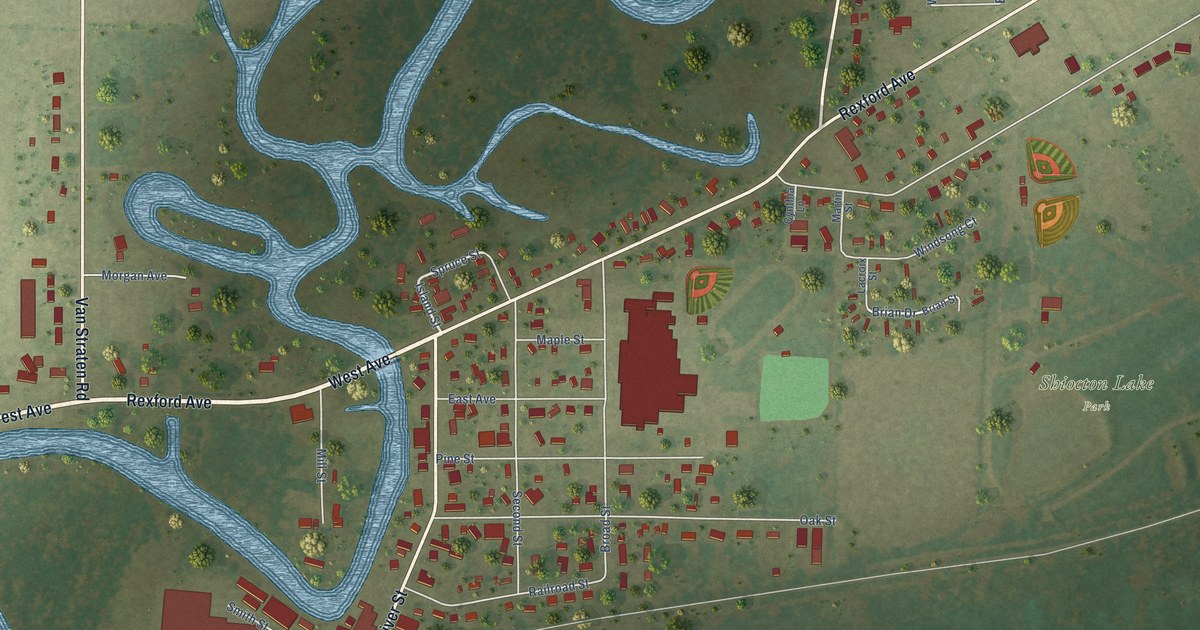 Map of Shiocton, Wisconsin in 2026