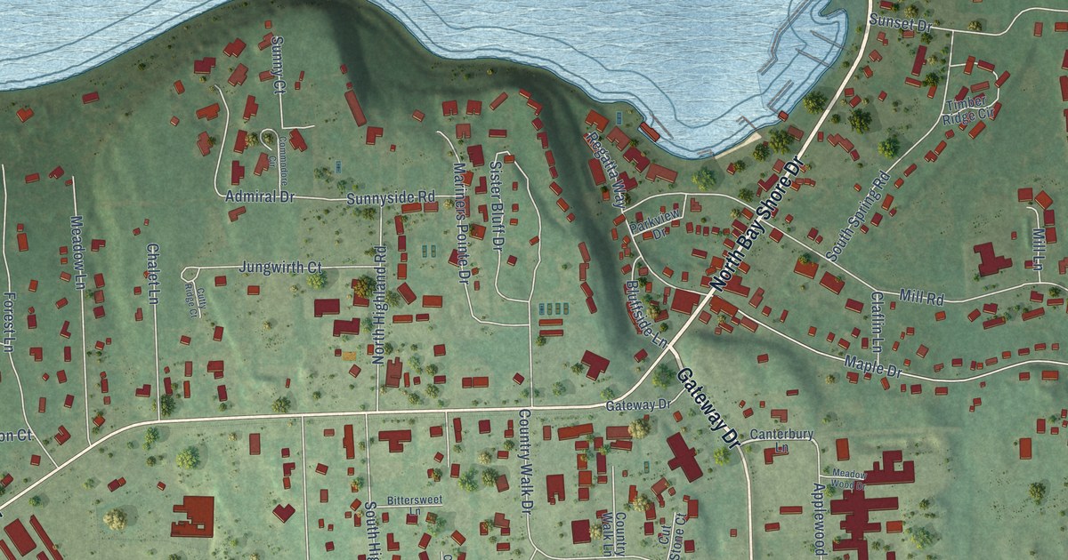 Map of Sister Bay, Wisconsin in 2026