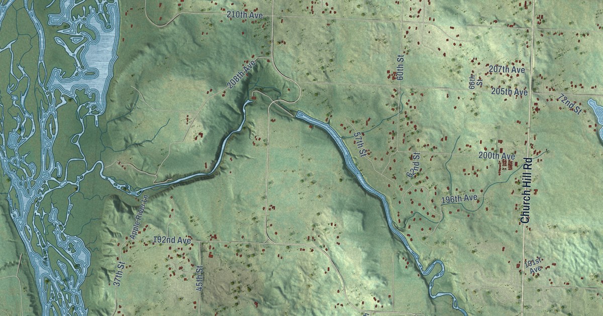 Map of the Town of Somerset, Wisconsin in 2026
