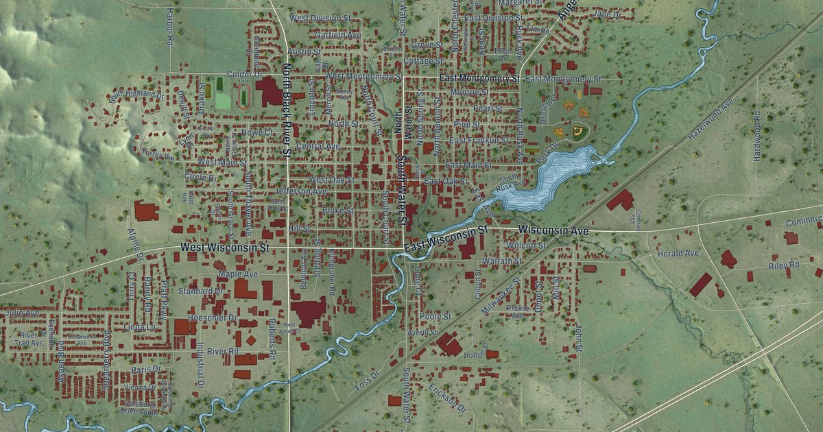 Map of Sparta, Wisconsin in 2026