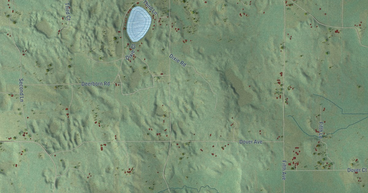 Map of Springfield, Marquette County, Wisconsin in 2026
