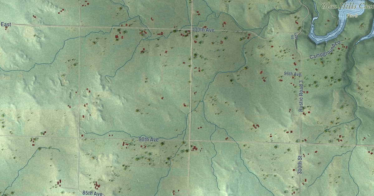 Map of Springfield, St. Croix County, Wisconsin in 2026
