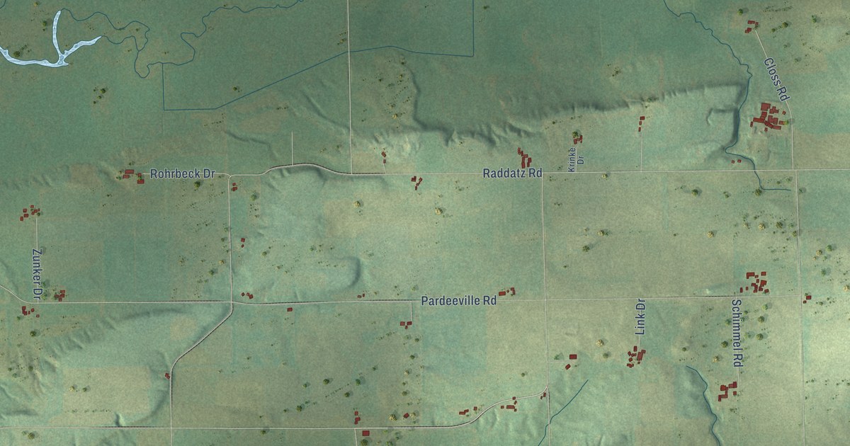 Map of Springvale, Columbia County, Wisconsin in 2026