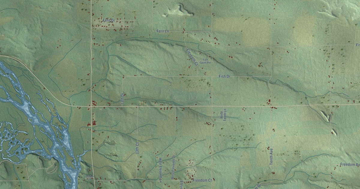 Map of Springville, Wisconsin in 2026